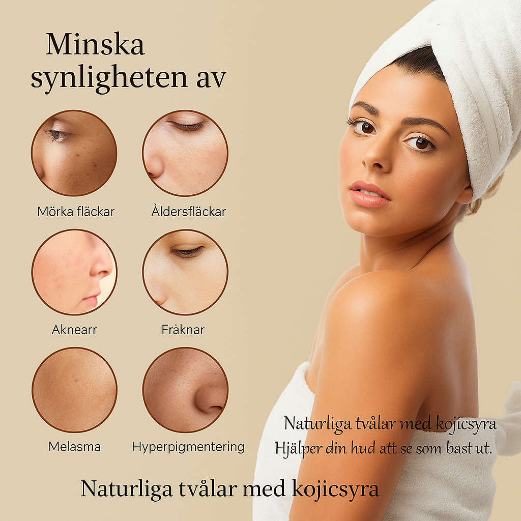 Gurkmeja & Kojicsyra Tvål