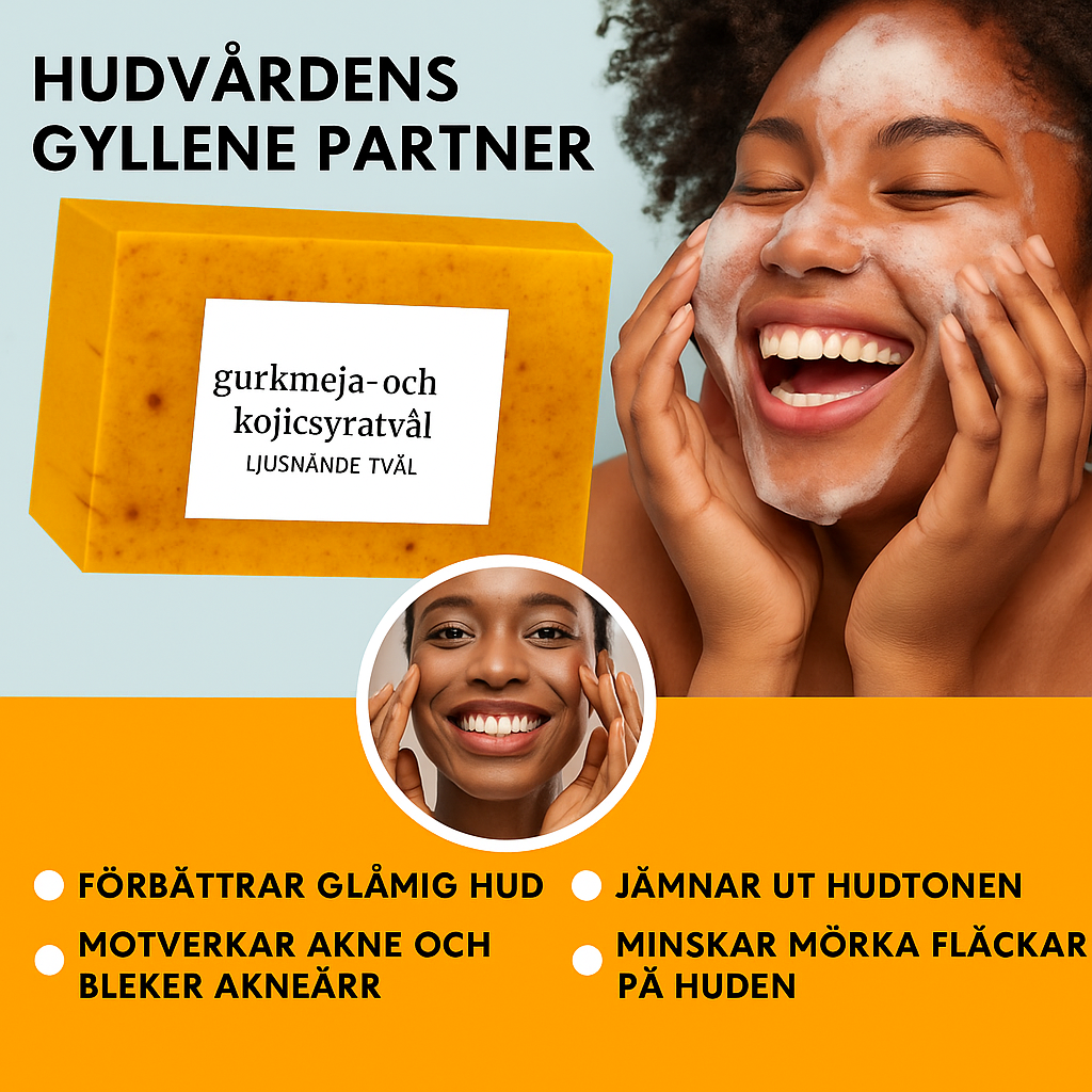Gurkmeja & Kojicsyra Tvål