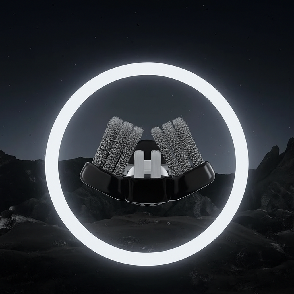 3-sidig Tandborste – Mjuk & Effektiv Rengöring (2-pack)